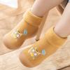 12 Month Shoes Girl Slipper Knit Solid Shoes Rubber Boys Toddler Warm Stocking Girls Socks Kids Sole Baby Soft Baby Shoes Shoes for Boys Size 6 view 2