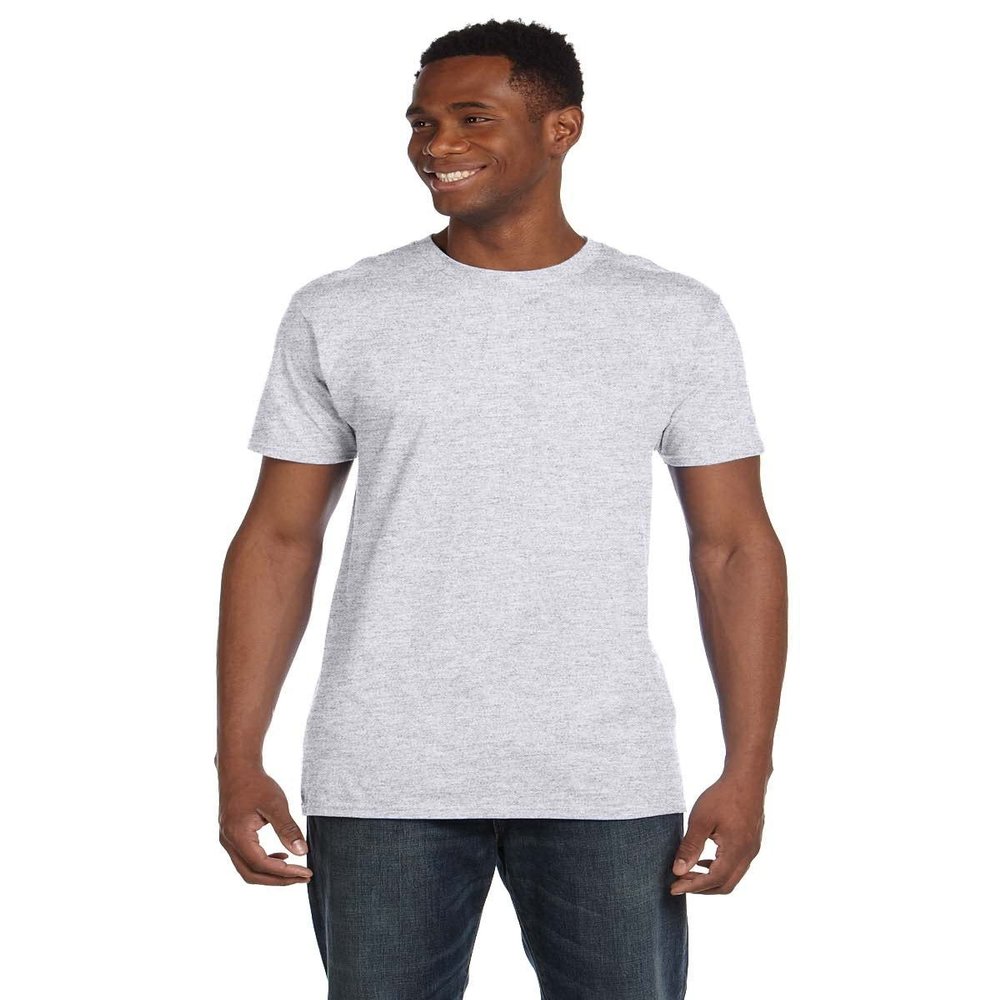 APPAREL GLOBE Unisex Perfect-T Modern Fit T-Shirt, Ash Gray, Small