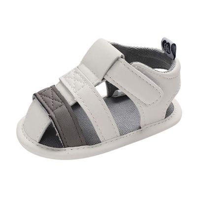 6 Toddler Splicing Boy Prewalker Shoes Soft Sandals Sole Single Baby Infant Baby Shoes Size 1 Boys Tennis Shoes
