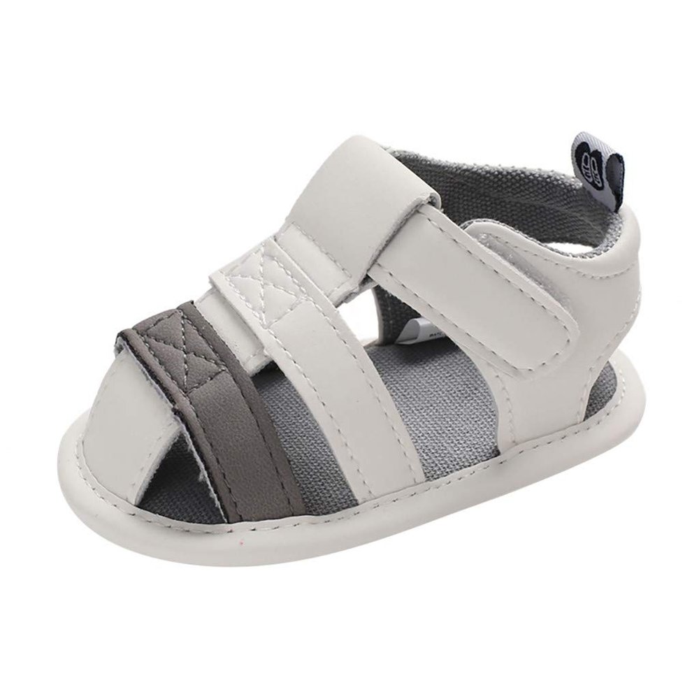 6 Toddler Splicing Boy Prewalker Shoes Soft Sandals Sole Single Baby Infant Baby Shoes Size 1 Boys Tennis Shoes