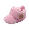 0 3 Month Boy Shoes Shoes Round First Soft Flats Baby Walkers Slippers Toe Toddler Baby Size 4 Shoes Girl Pink view 3