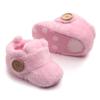 0 3 Month Boy Shoes Shoes Round First Soft Flats Baby Walkers Slippers Toe Toddler Baby Size 4 Shoes Girl Pink view 4
