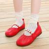 Girls Leopard Slippers Toddler Little Girl Dress Shoes Casual Slip On Ballet Hard Soled Slippers for Girls view 2