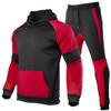 REIOASUD Mens Tracksuits 2 Piece Set Outfit Sports Hoodie Sweat Suits Workout Jogging Suit with Kanga Pockets (4,3X-Large) view 1
