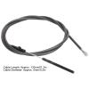Hapivida Brake Cable Kit, 51.2inch Electric Scooter Front Wheel Brake Line Replacement Replacement Parts for MAX G30 view 2