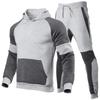 REIOASUD Mens Tracksuits 2 Piece Set Outfit Sports Hoodie Sweat Suits Workout Jogging Suit with Kanga Pockets (2,Small) view 1