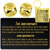 1st Anniversary Dice,1st Wedding Anniversary Dice for Couples,1 Years Anniversary Date Night Dice Gift,1 Years Anniversary for Her,1st Anniversary for Husband