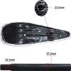 Black/Blue/Red Bicycle Banana Saddle, Bicycle Seat w/Frame Equipped - 2 Stroke 66cc/80cc Gas Motorized Bike (Black) view 2