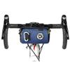 ULAC COURSIER Sprint 1.5L Neo Porter Bike Feed Bag for Handlebar, with Front Eyelet Accommodating Lights and Sunglasses and a Shoulder Strap for Easy Transport(Navy-Yellow) view 1