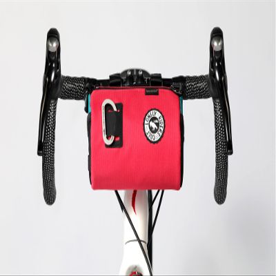 ULAC NEO Porter COURSIER Bicycle Handlebar Bag, Bike Front Feed Bag for Road Bike, Mountain Bike, Cycling Travel (Punch, 2.7L)