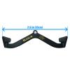 BLUSLM LAT Pull Down Bar for Cable Machine, LAT Pulldown Attachments T-bar V-bar Cable Attachment for Gym, Back Tricep Strength Training Handle (BL4) view 2