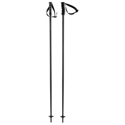 HEAD Multi Performance Ski Poles - Durable Lightweight Aluminum Easy-to-Use Outdoor Winter Sports Poles with Race Grip & Star Tip, Black/Black, 135 (381852-135)