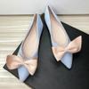 SAILING LU Ballet Flats for Womens Shoes Pointy Toe Cozy Flat Shoes Bridal Dressy Shoes Wear to Work Slip-ons Moccasins Sky Blue Size 8.5 view 2