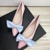 SAILING LU Ballet Flats for Womens Shoes Pointy Toe Cozy Flat Shoes Bridal Dressy Shoes Wear to Work Slip-ons Moccasins Pink Size 5 view 2