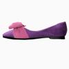 Ballet Flats for Womens Shoes Pointy Toe Cozy Flat Shoes Bridal Dressy Shoes Wear to Work Slip-ons Moccasins Purple Size 8 view 3