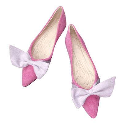 SAILING LU Ballet Flats for Womens Shoes Pointy Toe Cozy Flat Shoes Bridal Dressy Shoes Wear to Work Slip-ons Moccasins Rose Size 6