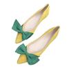 SAILING LU Ballet Flats for Womens Shoes Pointy Toe Cozy Flat Shoes Bridal Dressy Shoes Wear to Work Slip-ons Moccasins Mustard Size 7 view 1