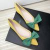 SAILING LU Ballet Flats for Womens Shoes Pointy Toe Cozy Flat Shoes Bridal Dressy Shoes Wear to Work Slip-ons Moccasins Mustard Size 7 view 3
