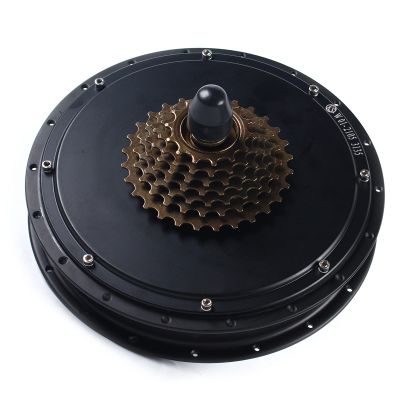 Gdrasuya10 48V 1500W Threaded Brushless Motor Gearless Rear Hub Conversion Waterproof Kit 7-Speed for 2.15/2.5" Width Hub Cycling Engine Electric Bicycle Motorbike Mountain Bike