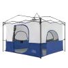 KAMPKEEPER Camping Inner Tent for Pop Up Canopy, Converts 10'x10' Straight Leg Canopy into Camping Tent, with 1 Dog HoleFully Vented Roof(TOP & Frame NOT Included), Navy Blue view 1