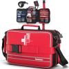 Comprehensive First aid Kits, First Aid Trauma Kit with Labelled Compartments for Cars, Home, Office, Backpacking, Camping, Traveling, and Cycling -324 Pieces view 1