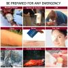 Comprehensive First aid Kits, First Aid Trauma Kit with Labelled Compartments for Cars, Home, Office, Backpacking, Camping, Traveling, and Cycling -324 Pieces view 4