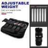 Adjustable Wrist Ankle Weights with Removable Steel Bars, 1 Pair Arm Leg Weights for Men Women, No Sand Leakage, for Walking Jogging Yoga Fitness view 2