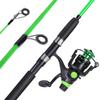 Sougayilang Catfish Fishing Rod and Reel Combo, 2-Piece Spinning Combo, Durable Graphite & Glass Blanks Fishing Pole for Crappie-Green-6.9ft and 3000 Spinning Reel view 1
