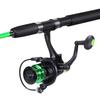 Sougayilang Catfish Fishing Rod and Reel Combo, 2-Piece Spinning Combo, Durable Graphite & Glass Blanks Fishing Pole for Crappie-Green-6.9ft and 3000 Spinning Reel view 2