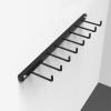 AHDFY 8 Hook Heavy-Duty Steel Gym Organizer Wall Mount Hanger Gym Organization for Home Gym Accessories Like Fitness Bands, Resistance Bands, Straps, Jump Ropes, Lifting Belt view 1
