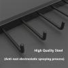 AHDFY 8 Hook Heavy-Duty Steel Gym Organizer Wall Mount Hanger Gym Organization for Home Gym Accessories Like Fitness Bands, Resistance Bands, Straps, Jump Ropes, Lifting Belt view 3