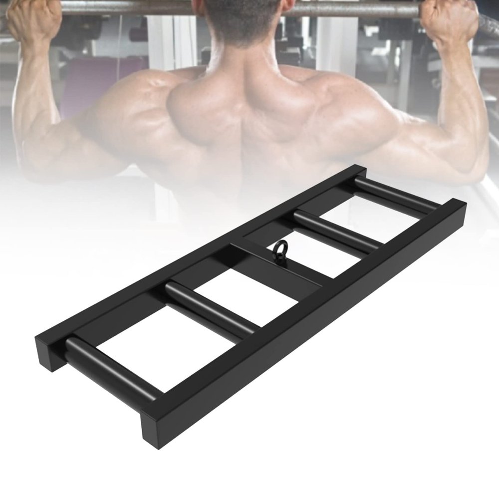 DYK&NX Multi Pull Down Wide Bent LAT Bar Grip, Heavy Duty LAT Pull Down Bar, Easy to Grip & Non Slip for Home Gym Exercise Back Arm Shoulder Muscles