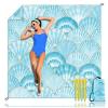 Beach Blanket Sandproof Waterproof Beach Mat Sand Free Waterproof 79 x 83 Oversized Beach Blanket Sandproof Beach Mat Waterproof Beach Blanket Portable Camping Blankets for Travel, Camping, Hiking view 1