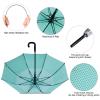 G4Free UPF 50+ 52 Inch UV Protection Umbrella, Automatic Open Hook Handle J Stick Golf Umbrellas for Rain, Sun & Wind Protection view 3