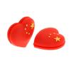 SGerste 2 Set Tennis Shock Absorber Racquet Vibration Dampeners - Red Heart view 2