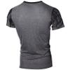 Hansber Men's Athletic Tee Shirts Quick Dry Short Sleeve Gym Tops Casual Graphic Tie Dye Shirts Street Wear Grey Medium view 4