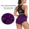 wirarpa Women's Underwear Cotton Super High Waisted Briefs Stretch Full Coverage Panties 4 Pack Assorted Small view 4