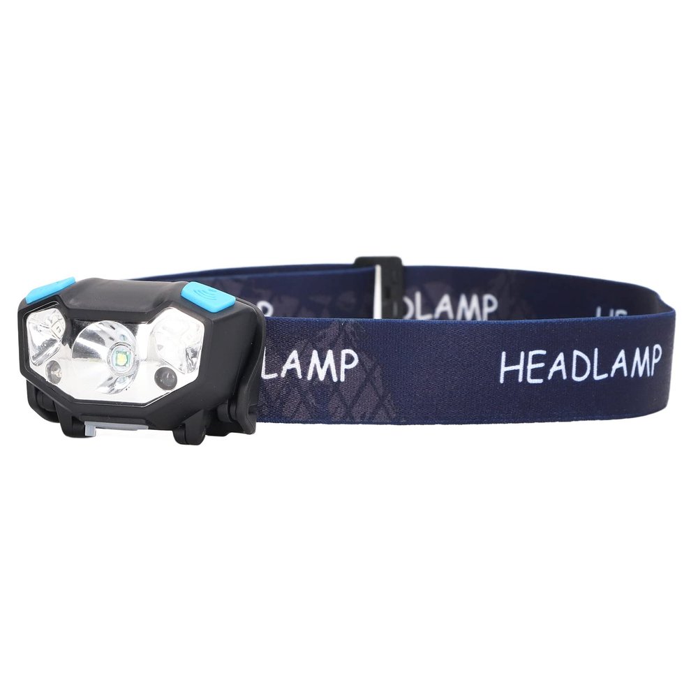 Zerodis Rechargeable Headlamp, USB Charging High Bright Light with Hand SensorWaterproof Flashlight for Fishing Maintenance Night Working