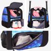 MATEIN Baseball Bag for Boys, Youth Baseball Bat Backpack for Softball Equipment & Gear & Helmet, Softball Backpack Holds 4 Bat with Fence Hook and Separate Shoe Compartment, Galaxy Blue view 3