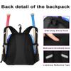 MATEIN Baseball Bag for Boys, Youth Baseball Bat Backpack for Softball Equipment & Gear & Helmet, Softball Backpack Holds 4 Bat with Fence Hook and Separate Shoe Compartment, Galaxy Blue view 4