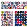 AcAliA 100 Pcs Sports Stickers,Baseball Stickers,Baseball Team Logo Decals,Hydroflask Bottles Waterproof Vinyl Decals(100L) view 1