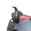 Western Leather Horse Saddle | Barrel Racing Trail Horse Saddle with Fiber Glass Tree 17 Inches view 3