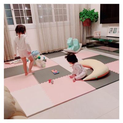 HSYFdy EVA Foam Puzzle Play MatSoft Rugs Carpet Interlocking Exercise Floor Mat 1.4/2.0cm Thicken for Children Tiles Yoga Fitness Mat, Customizable (Color : C, Size : 60x60x2.0cm-9tiles)