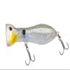 Nomad Design Chug Norris 72 Topwater Popper Lure 3" - 3/8oz Floating Autotune Plug for Freshwater & Saltwater, Holo Ghost Shad