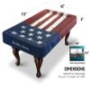 BEARCOVER Pool Table Cover, Waterproof Indoor/Outdoor Heavy Leatherette Pool Table Accessories, Billiards Accessories for Protecting Felt, 7/8/9 Feet Fitted Billiard Covers Red & Blue(9FT/OG) view 2