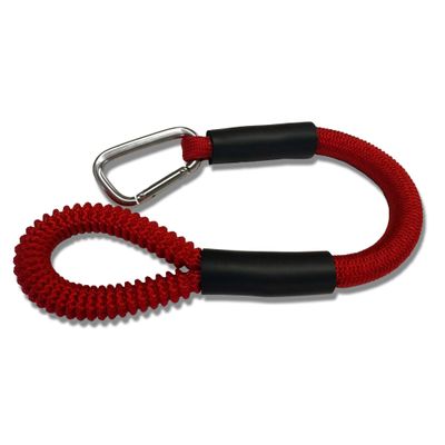 Dock Line/Boat Rope/Anchor Rope - Boat Accessories Marine Rope and Dock Lines for Boats (1 Loop 1 Carabiner, 8 to 42 inch)