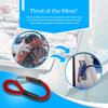 Dock Line/Boat Rope/Anchor Rope - Boat Accessories Marine Rope and Dock Lines for Boats (1 Loop 1 Carabiner, 8 to 42 inch) view 3