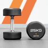 METIS Pro Urethane Gym Dumbbells - Pair of Dumbbells Ranging from 5.5lbs - 110lbs | Hand Weights Sets | Dumbbell Set for Home Workouts & Commercial Gyms (50lbs (Pair)) view 1
