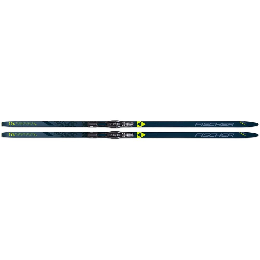 FISCHER Unisex Adults Twin Skin Power Medium Efficient Forward (EF) Lightweight Balanced Durable Nordic Fitness Skis Without Bindings, 189 cm