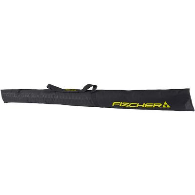 Fischer Skicase ECO XC Durable 210 cm Length Foldable 1 Pair Ski Carrying Bag with Double Zipper & Padded Handle Straps